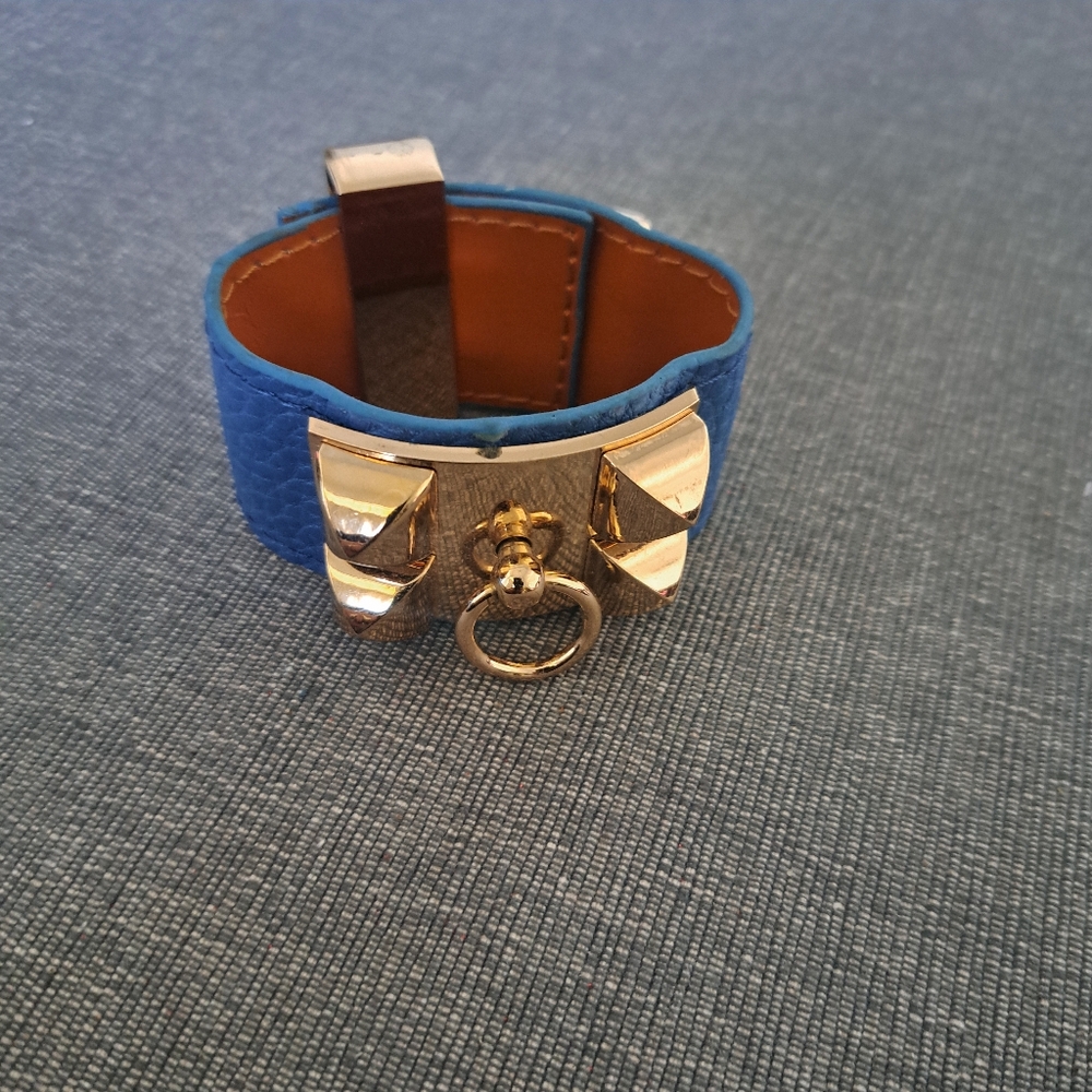 Blue And Gold Bracelet
